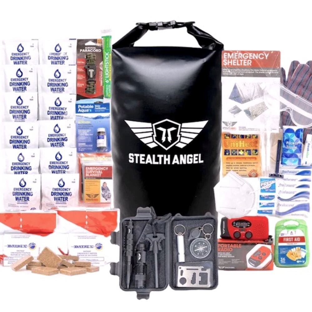 Stealth Angel 72 hour dry bag survival kit NEW